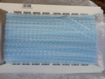 Flower Edge Eyelet Lace Per Meter 30mm Blue